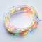 400 LED STRING LIGHTS RGBY SILVER COPPER WIRE ADAPTOR(6VDC) & 8 FUNCTIONS IP44 20x2m+3m 6W XSW400RGBYAF44