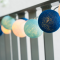 ^ “WOVEN BALL FAIRY LIGHTS” BLUE & WHITE BALL 20 LED STRING LIGHTS WITH BATTERIES (2xΑΑ) WARM WHITE IP20 285+30cm TRANSPARENT CABLE XR20WW2A