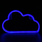 CLOUD, 48 NEON LED LIGHTS WITH BATTERY (3xAA)/USB, BLUE, IP20, 29.5x2x18.5cm F04006316