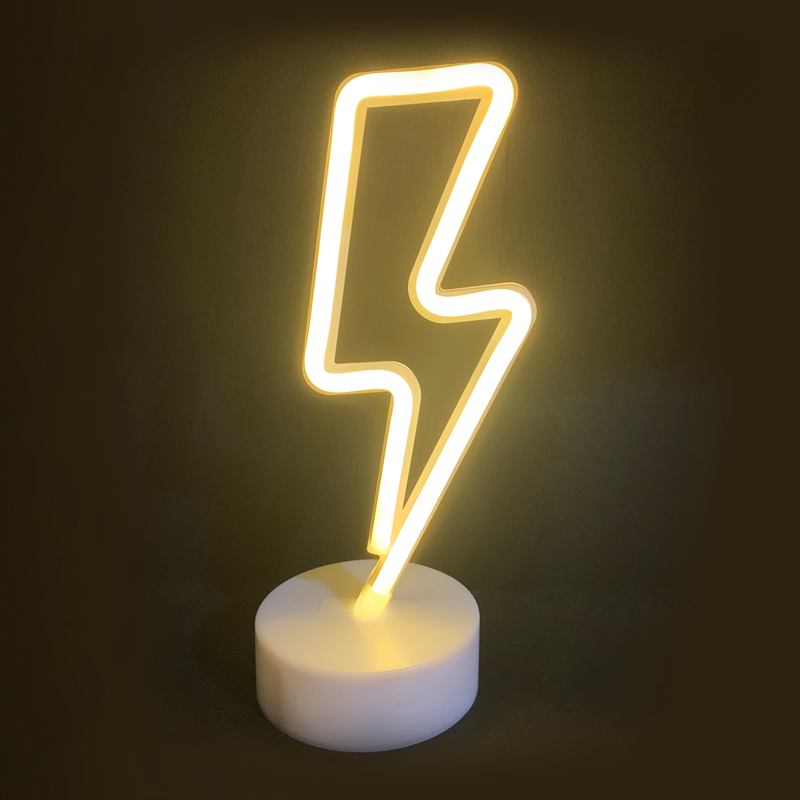 FLASH, 34 NEON LED LIGHTS WITH BATTERY (3xAA)/USB, WARM WHITE, IP20, 11x10x28cm X04341318