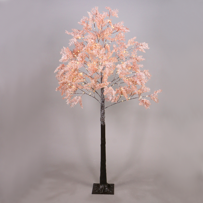 ^ “SNOW FLOWER TREE” 120 WW LED LIGHTS ADAPT. (4,5V) IP44 H:180CM BASE: 21x21CM 3M LEAD CABLE X10120145