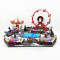 LED DECOR MULTICOLOR VILLAGE+ROTATING+SKI+MUSIC 4.5V (ADAPT) 49Χ30Χ32,5CM X0332