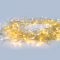 ^ 100 LED STRING LIGHTS PER 5cm WARM WHITE, ADAPTOR 31VDC & CONNECTABLE MAX 6 SETS, IP44 5m TRANSPARENT CABLE X08100121
