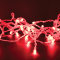 300LED STRING LIGHTS PER 5cm RED ADAPTOR 31VDC & CONNECTABLE MAX 2 SETS IP44 3m TRANSPARENT CABLE X08300421