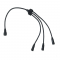 ^ CABLE CONNECTOR FOR MOTIF 2-WIRE ROPE LIGHT (1 TO 3), IP44, 0.5m XCONR3OUT