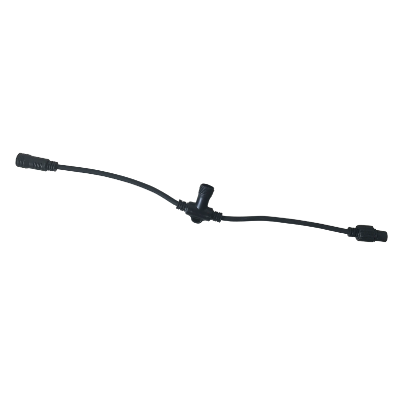^ CABLE CONNECTOR FOR MOTIF 2-WIRE ROPE LIGHT (1 TO 1), IP44, 0.5m XCONR1OUT