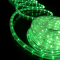 GREEN 2-WIRE MICROBULBS ROPE LIGHT, REEL 100m 36L/m CUT PER 1m IP20 + 5 SET ACCESSORIES X0836501