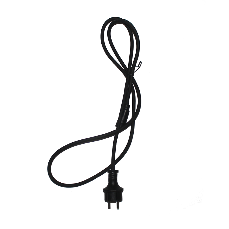 ^ PLUG LEAD CABLE & CONNECTOR FOR MOTIF 2-WIRE ROPE LIGHT, IP44, 1.5m XCONPLUG150