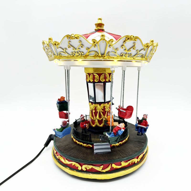 LED DECOR WW VILLAGE ROTATING CAROUSEL+MUSIC 3AA BAT 20,5Χ20,5Χ25,5CM X0336 LED DECOR WW VILLAGE ROTATING CAROUSEL+MUSIC 3AA BAT 20,5Χ20,5Χ25,5CM X0336