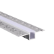JADE ALUMINUM PROFILE P121 WITH OPAL PC DIFFUSER 2m/pc P121U