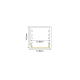 DEP ALUMINUM PROFILE WITH OPAL COVER 2m/pc P124U