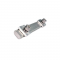 CONNECTOR FOR ALUMINIUM RAIL SET WITH SCREWS NSCONRAIL