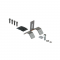 INSTALLATION BASE OF PV PANEL ON INDUSTRIAL ROOFTOP TYPE TRAPEZOID SET WITH SCREWS NSTRAPEZOIDVE