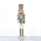^ WOODEN NUTCRACKER SOLDIER WHITE & SILVER WITH SWORD H30CM X023002