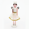 ^ WOODEN NUTCRACKER FAIRY WHITE & SILVER H30CM X023004
