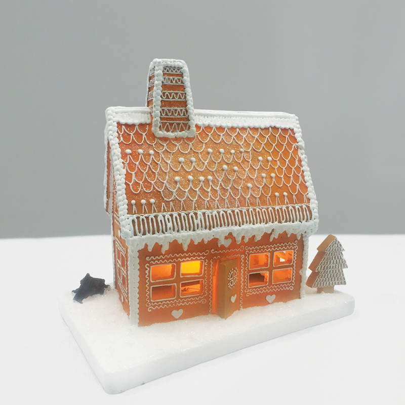 LED WW DECOR GINGERBREAD HOUSE 3ΑΑ (BAT) 25Χ15Χ23CM X0323