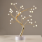 ^ “TREE WITH BALL LIGHTS”, 36 LED LIGHTS WITH BATTERY (3xAA)/USB, WARM WHITE, IP20, 50cm X1036152