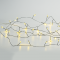 50 CLUSTER LED STRING LIGHTS, WW, BLACK COPPER WIRE & BAT. 3XAA IP20 2.5M+30CM, 3W X01501417
