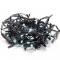 ^ 100 FLASH LED RUBBER CABLE CW STRING LIGHTS CONTECT.  (MAX 20), 10CM DIST., 10M,IP44, 1.5 LEAD CABLE X08100234