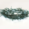 ^ 700 FLASH LED STRING LIGHTS (PER 10cm), CW, ADAPTOR (31VDC),IP44, 70m, GREEN CABLE X08700214
