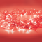 ^ 20LED STRING LIGHTS BATTERY (2xAA), RED STEADY,IP20, 190+30cm, TRAN/RENT LEAD CABLE X0620412