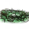 ^ 100 LED STRING LIGHTS (PER 5cm), GREEN, ADAPTOR (31VDC) & CONNECTABLE (MAX 6 SETS),IP44, 5m, GREEN CABLE X08100511
