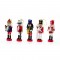 ^SET OF 5 ORNAMENT NUTCRACKERS H15cm^ X141201