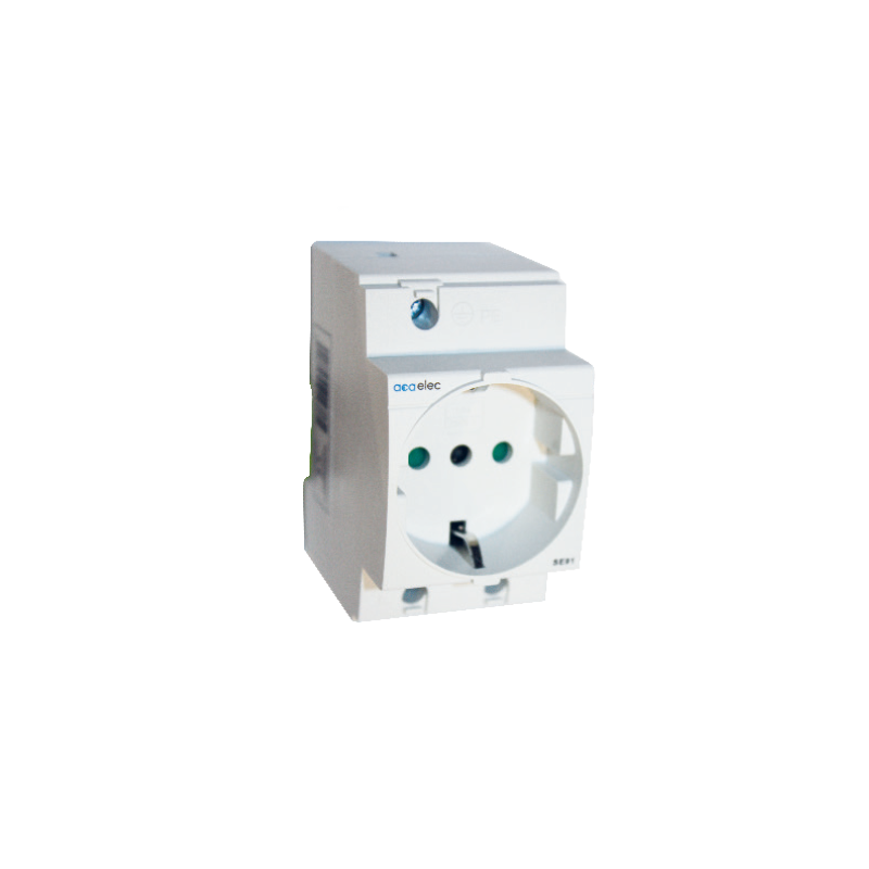 DIN RAIL SOCKET GER. STD -2P+E 16A - 2,5M DY02090001