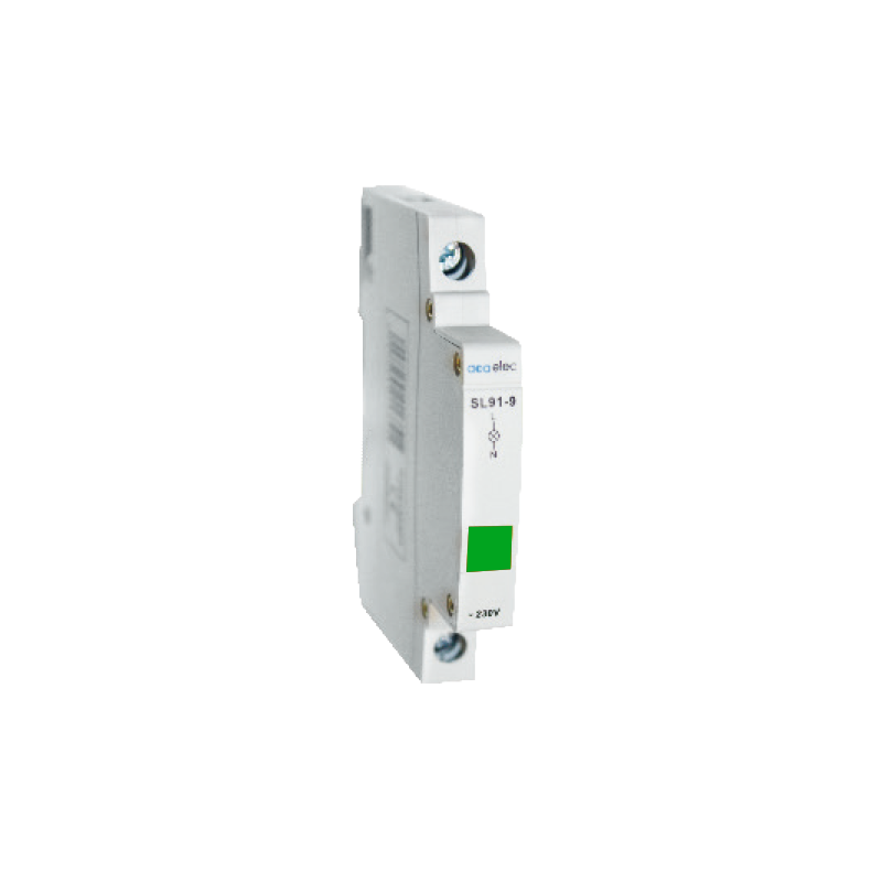 INDICATOR LAMP SINGLE GREEN 16A 230V 1M DY02140002