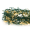 ^300 LED STRING LIGHTS PER 5cm SUPER WARM WHITE, ADAPTOR 31VDC & CONNECTABLE MAX 2 SETS, IP44 15m GREEN CABLE X083001211