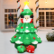 INFLATABLE UP&DOWN XMAS TREE 20 LED LIGHTS ADAPT 12V CW STEADY IP44 120*100*180cm 2m LEAD CABLE X07202498