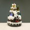 LED WW COLOR CHANGING VILLAGE TRAIN MOVEM. MUSIC ADAPT:4.5V 31*31*43cm X0360