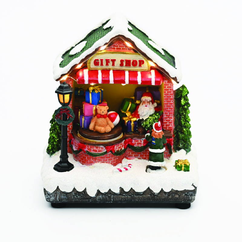 LED WW GIFT SHOP MUSIC ADAPT:4.5V (NOT INCL) BATT:3XAA (NOT INCL) 16*10,5*17,5cm X0361