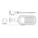 LED STREET LUMINAIRE 150W 19500LM 4000K 140x90˚ CLASS I 230V AC IP66 NORD15040 LED STREET LUMINAIRE 150W 19500LM 4000K 140x90˚ CLASS I 230V AC IP66 NORD15040