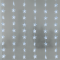^ 48LED CURTAIN LIGHTS STARS COOL WHITE ADAPTOR VDC & 8 FUNCTIONS IP44 5M GREEN CABLE X0848222