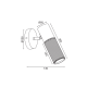^ PHASING OUT WALL MOUNTED LUMINAIRE 1XE27 BLACK METAL 13Χ10Χ20CM ALCATRAZ OD601S13BK