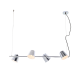 ^ PHASING OUT PENDANT LIGHTING 4ΧE14 CHROME METAL 27Χ102ΧΗ120CM AYRAN EF27P4102CH