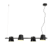 ^ PHASING OUT PENDANT LIGHTING 4ΧE14 BLACK METAL 27Χ102ΧΗ120CM AYRAN EF27P4102BK