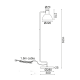 ^ PHASING OUT FLOOR LIGHTING 1ΧE27 BLACK METAL+WOOD 30Χ28ΧΗ157CM BLASE EF36F1157WB