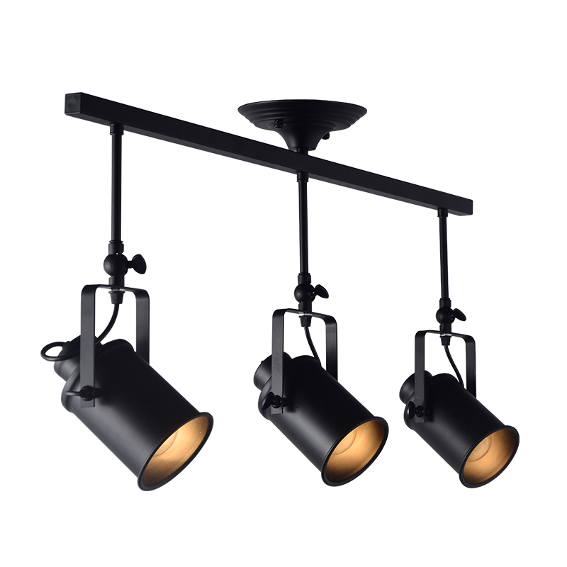 PHASING OUT CEILING 3XE27 METAL BLACK 17X76XH38CM POMPEII OD61013BK