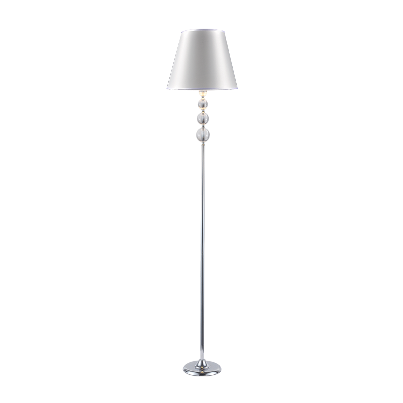 PHASING OUT FLOOR LAMP 1ΧΕ27 ECRU WHITE SHADE EVITA AD90041F