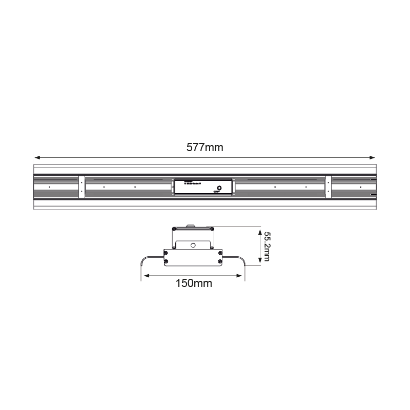LED LINEAR HIGHBAY 100W 16000LM 5000K 30°x90° CRI 80 PHILLIPS LED SOSEN DRIVER 5 YEARS WARRANTY GRAMUS10050N