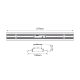 LED LINEAR HIGHBAY 100W 16000LM 5000K 30°x90° CRI 80 PHILLIPS LED SOSEN DRIVER 5 YEARS WARRANTY GRAMUS10050N