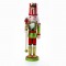 ^NUTCRACKER WITH SCEPTER & BHAT WITH ORNAMENTS H38cm^ X143803