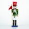 ^NUTCRACKER SOLDIER WITH RED FLAG H38cm^ X143804