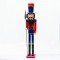 ^NUTCRACKER SOLDIER WITH SILVER SCEPTER H180cm^ X148010