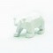 DECORATIVE RESIN BEAR WHITE  11cm X158412