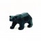 DECORATIVE RESIN BEAR  BLACK 11cm X158312
