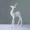 DECORATIVE RESIN REINDEER WHITE 31cm X1574716