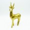 DECORATIVE RESIN REINDEER GOLD 25cm X156615